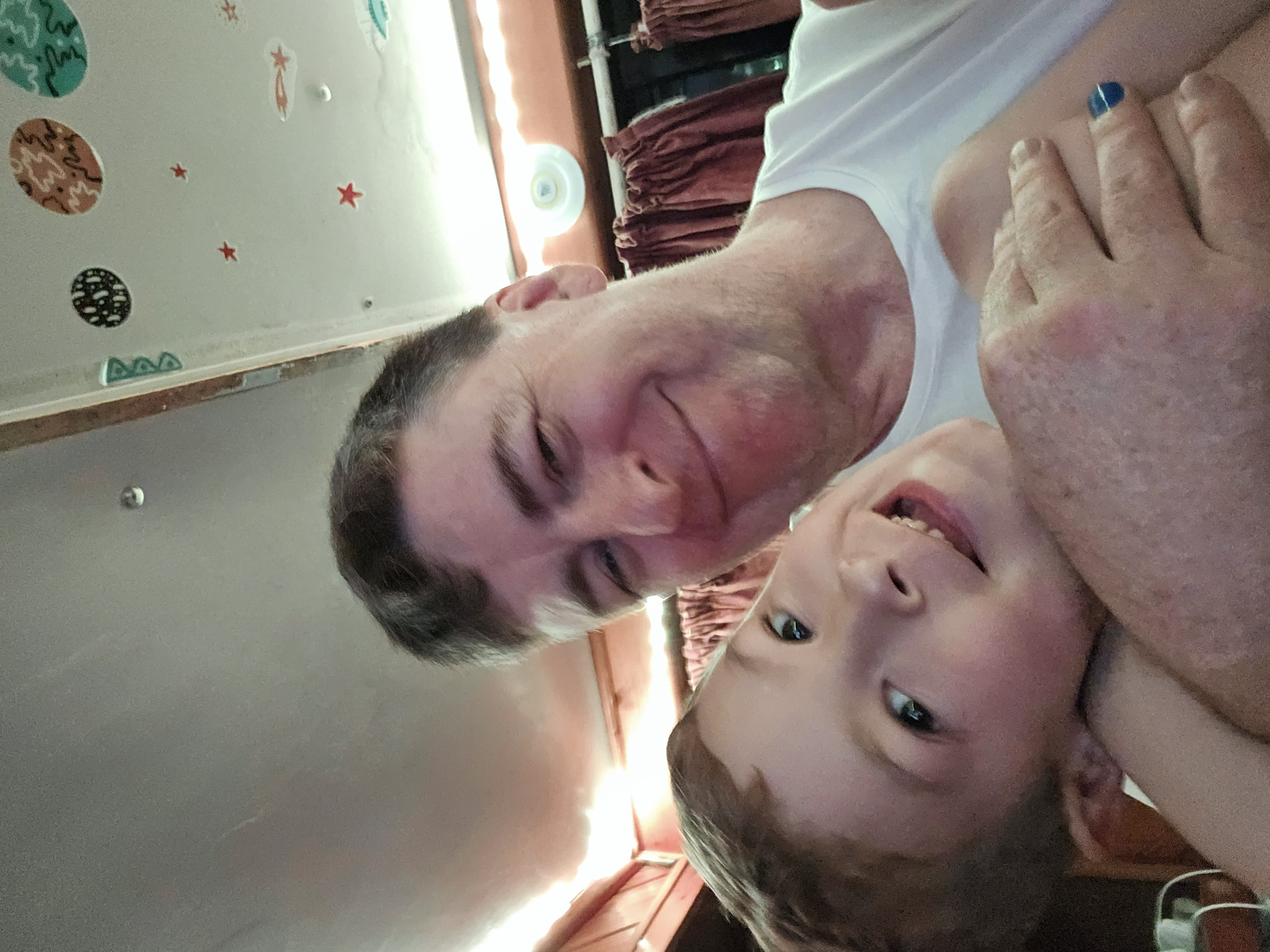 Picture of JD and his son
